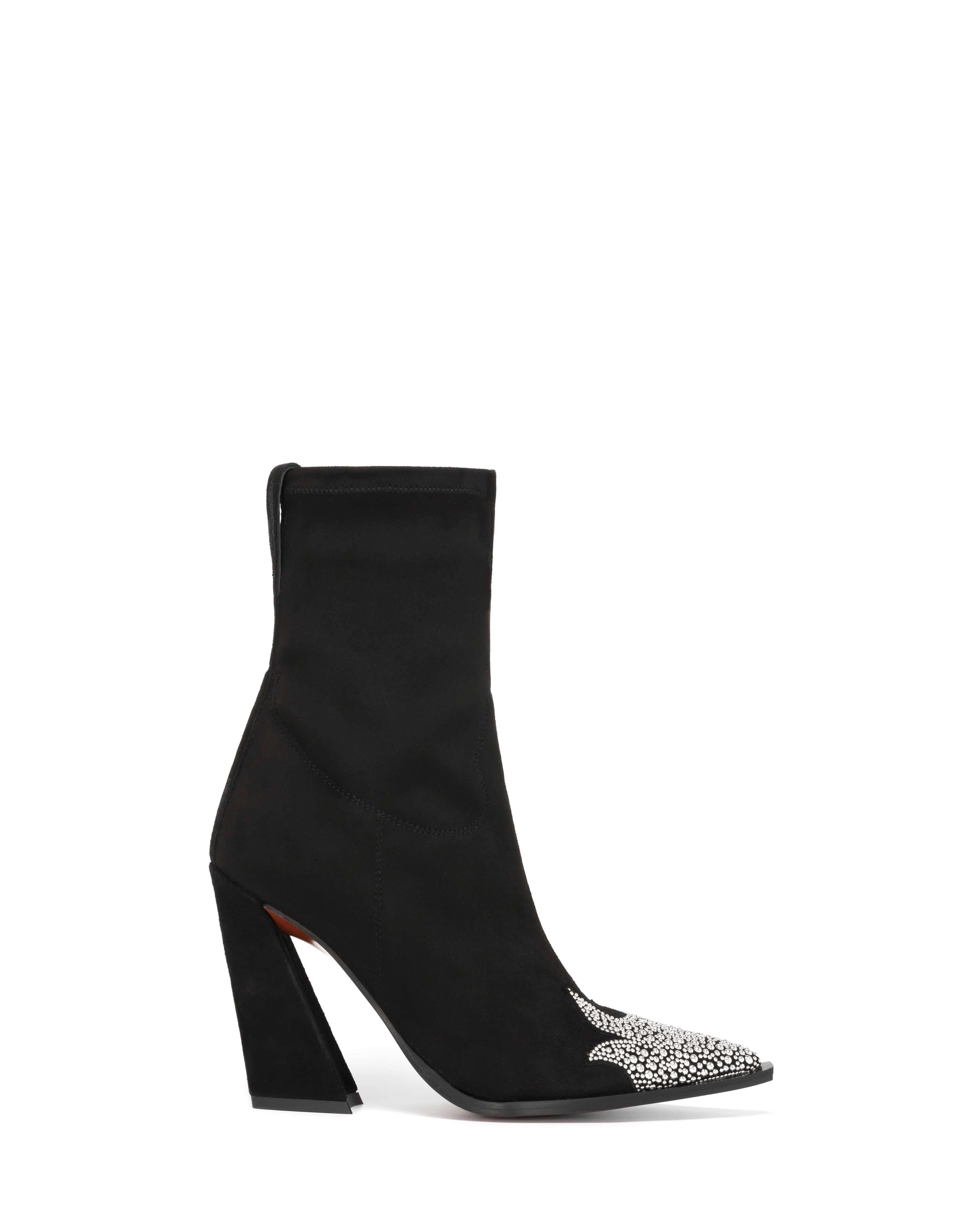 Black ankle boots outlet silver studs